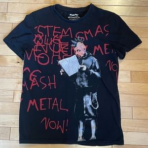 ELEVEN PARIS Smash It Punk style tee